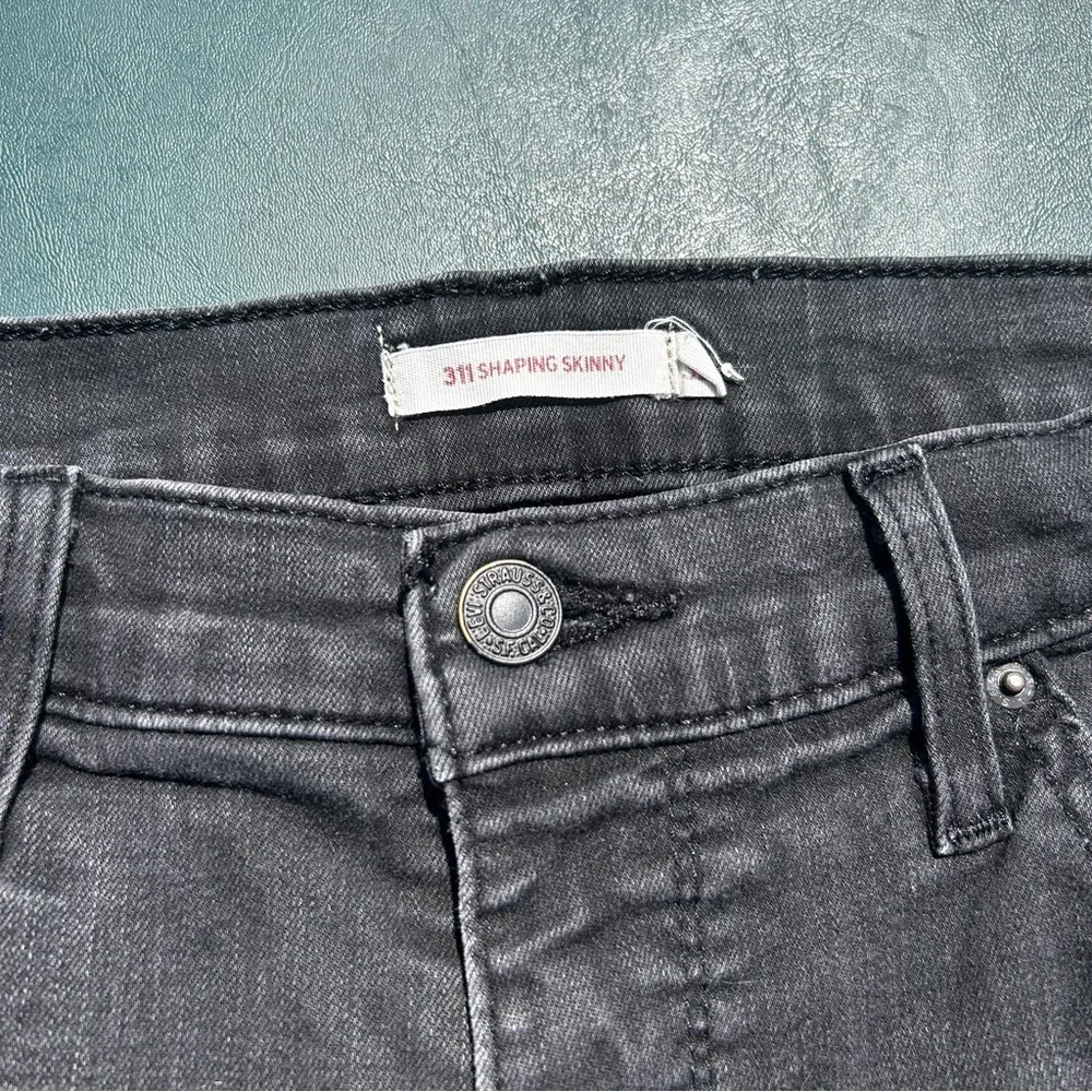 Levi's Charcoal 311 Shaping Skinny Jeans